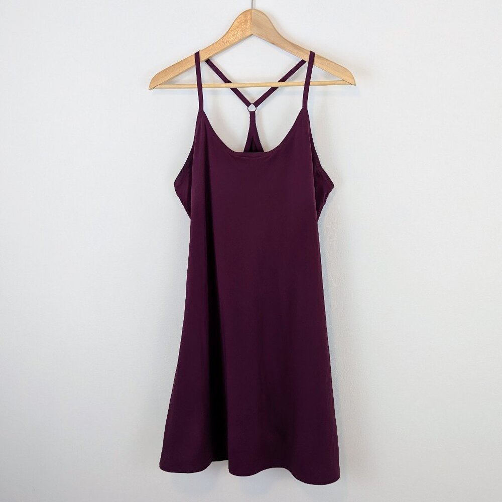 Outdoor Voices Exercise Dress in Plum Purple Burgundy